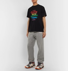 Vetements - Printed Cotton-Jersey T-Shirt - Black