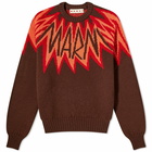 Marni Men's Fire Island Crew Sweat in Chestnut