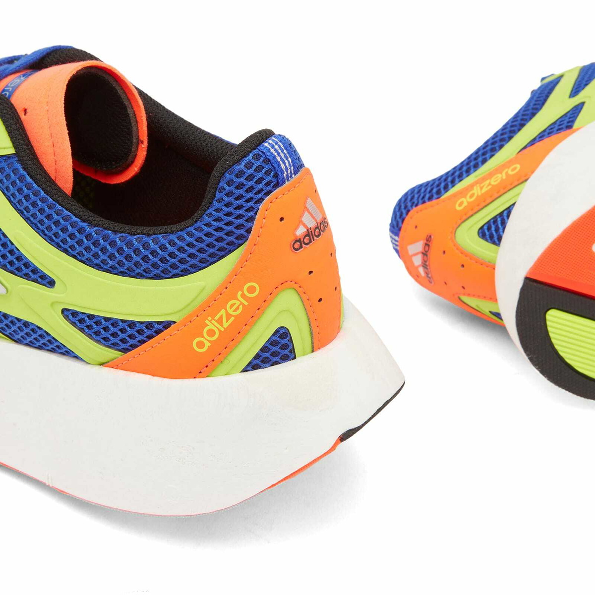 Adidas Running Men's Adidas Adizero Aruku Sneaker in Blue/Black/Solar Slime