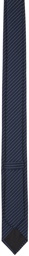 Hugo Navy Striped Tie