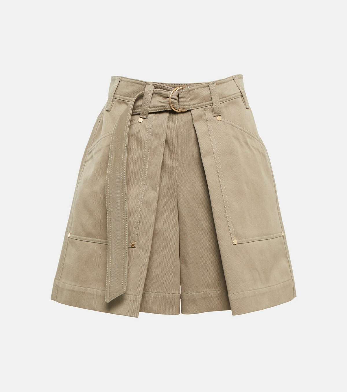Brunello Cucinelli Brown Cotton Bermuda Shorts main image 0