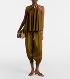 Zimmermann Mahon embellished silk top