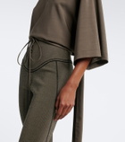 Jacquemus Havana tie-detail wool top