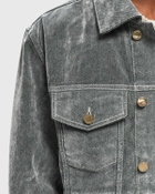 Casablanca Peach Denim Jacket Blue Denim Jackets