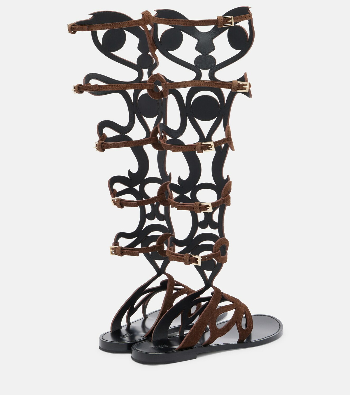 Pucci Suede gladiator sandals