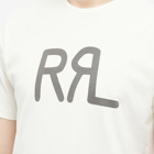 RRL Men's Logo T-Shirt in Paper White