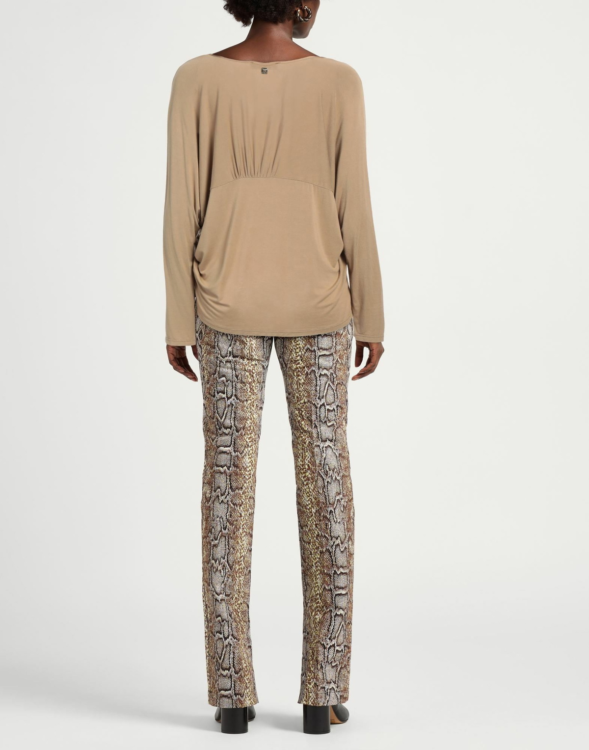 Manila Grace Womens Top Camel