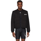 Marine Serre Black Padded F1 Bomber Jacket