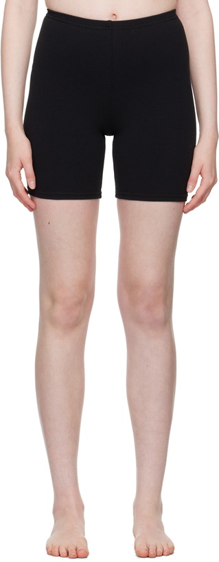 Photo: SKIMS Black Outdoor Bike Shorts