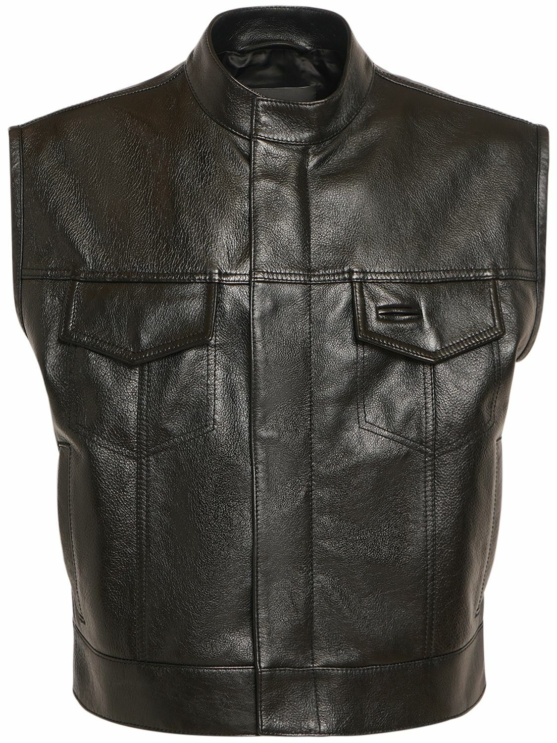 Photo: VERSACE - Leather Vest