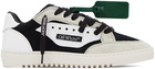 Off-White Black & Beige 5.0 Off Court Sneakers