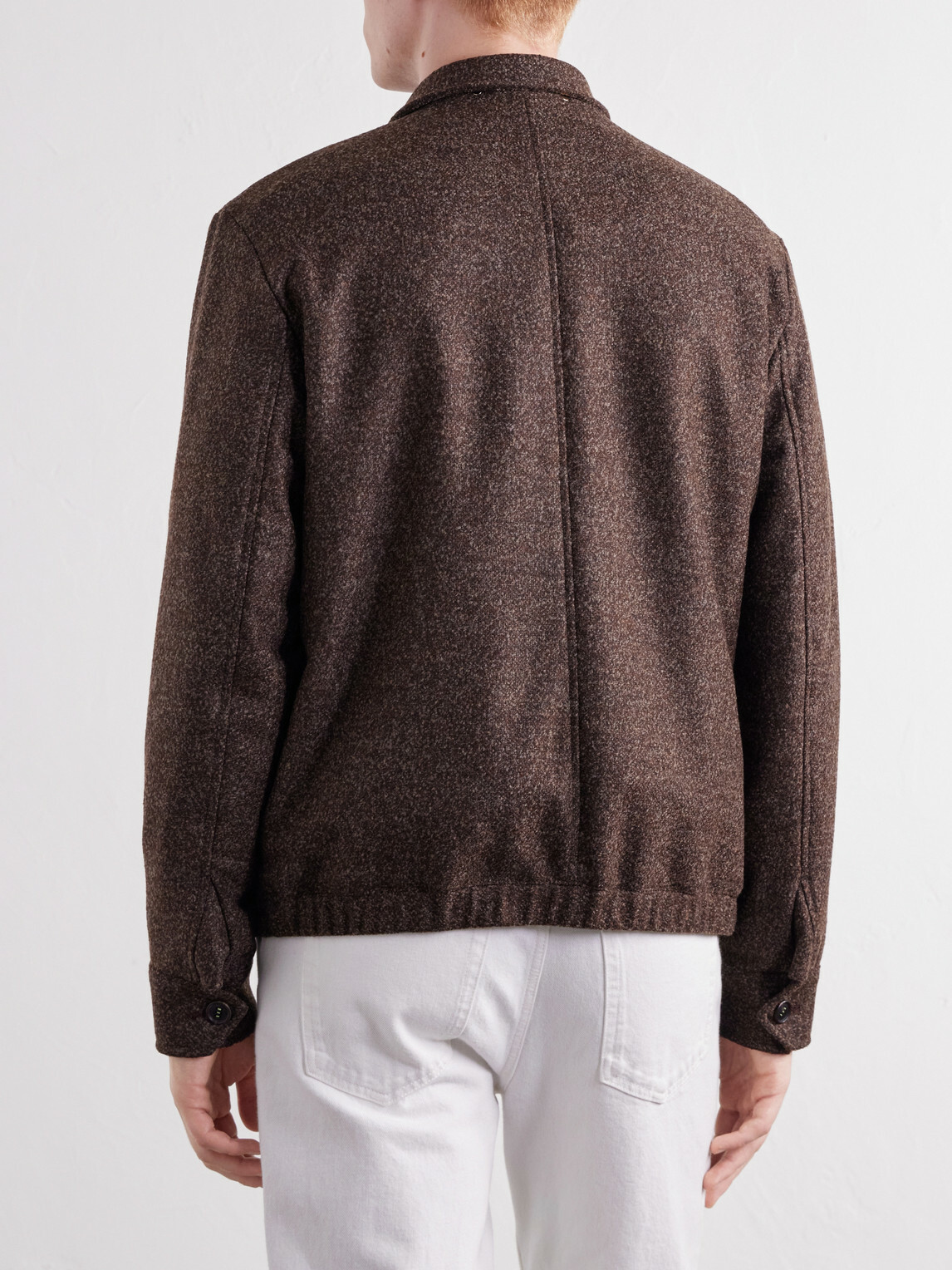Paul Smith - Wool-Blend Bouclé Blouson Jacket - Brown