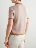 Kingsman - Birdseye Cotton Polo Shirt - Brown