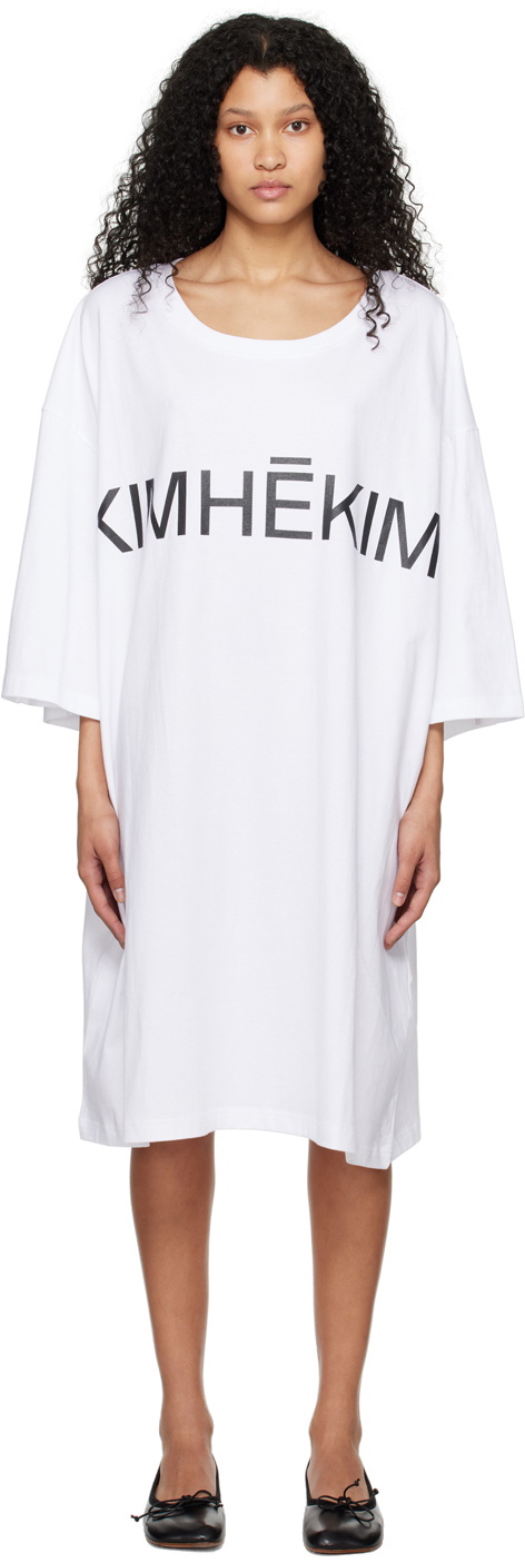 KIMHĒKIM White Printed Minidress