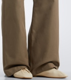 Lemaire Cotton twill wide-leg pants