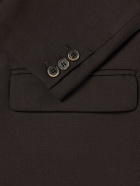 Barena - Double-Breasted Virgin Wool-Gabardine Blazer - Brown