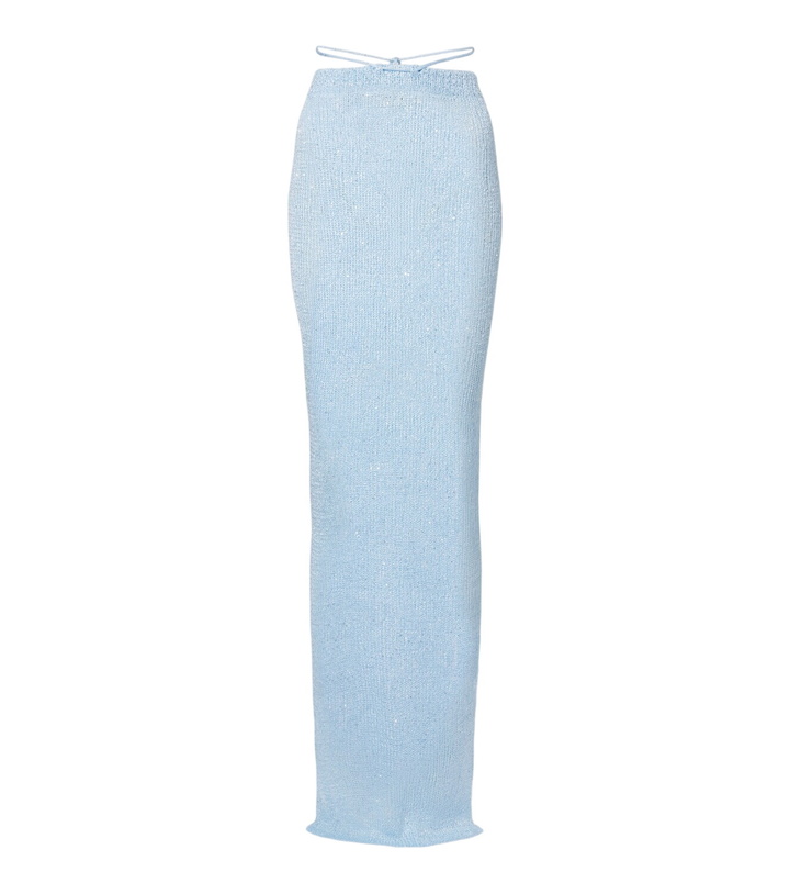 Photo: Bananhot Alma sequined knitted maxi skirt