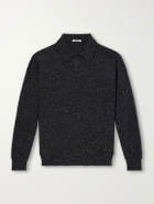 Auralee - Cashmere Polo Sweater - Black