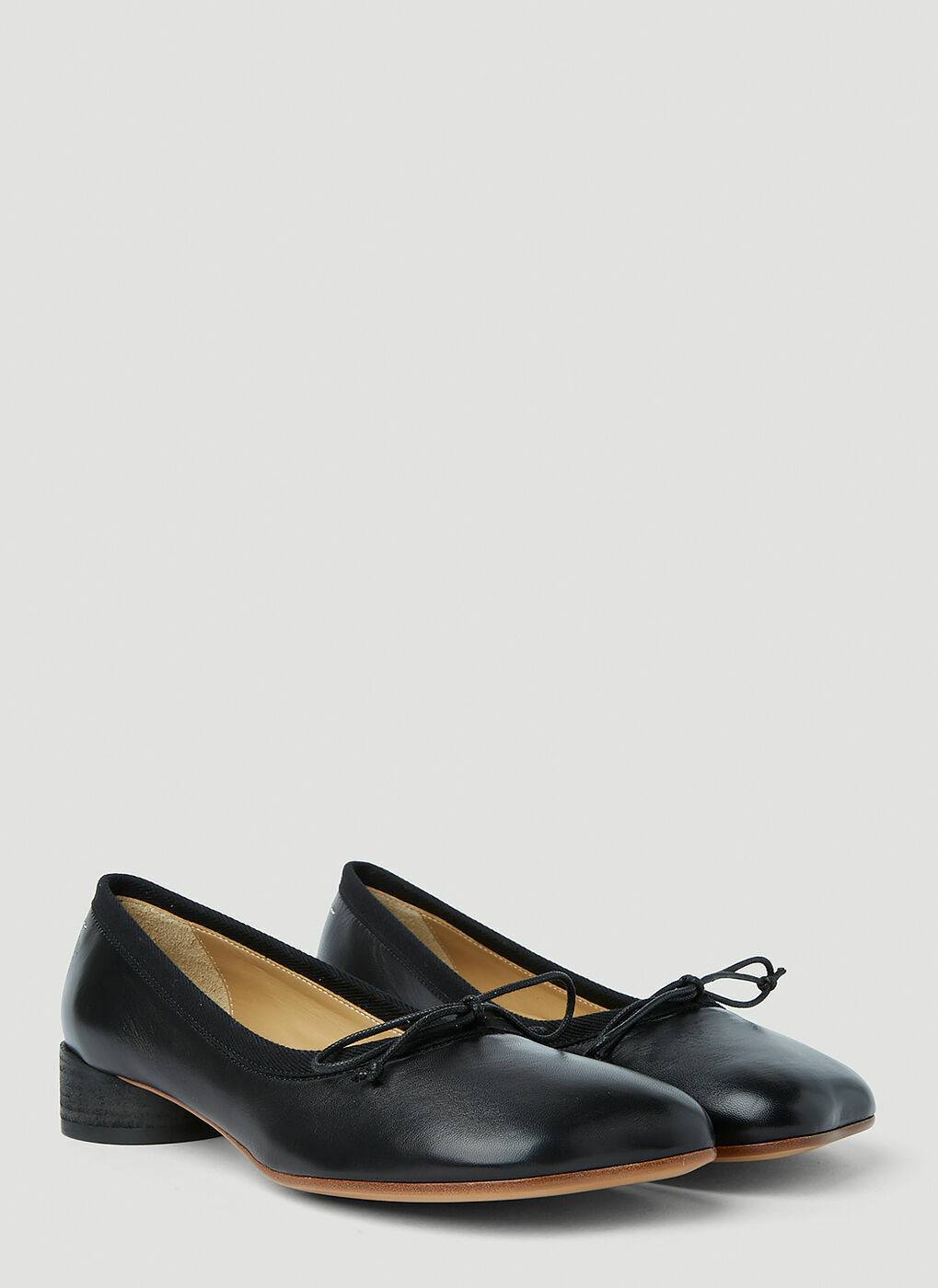 フラットシューズ MM6 Maison Margiela BALLERINA ANATOMIC MM6 Maison Margiela - Anatomic Ballerina Shoes in Black MM6