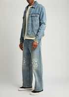 Loewe Anagram Wide-leg Jeans Denim