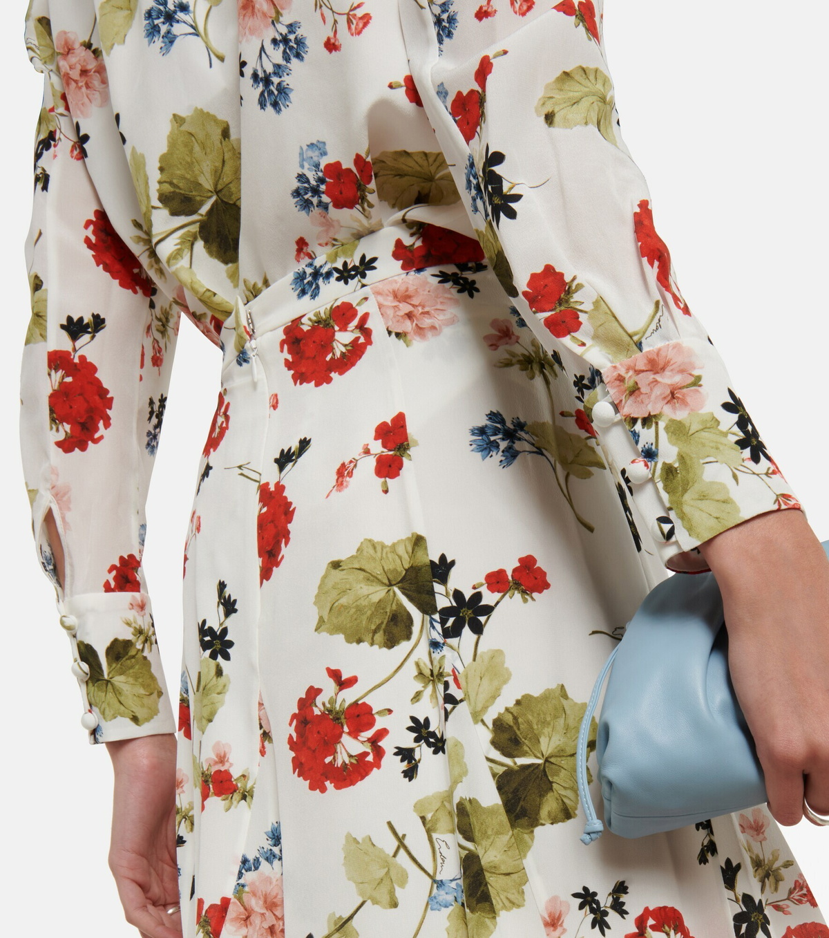 Erdem - Constance floral silk blouse