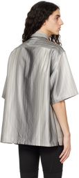 VTMNTS Gray Zip-Up Shirt
