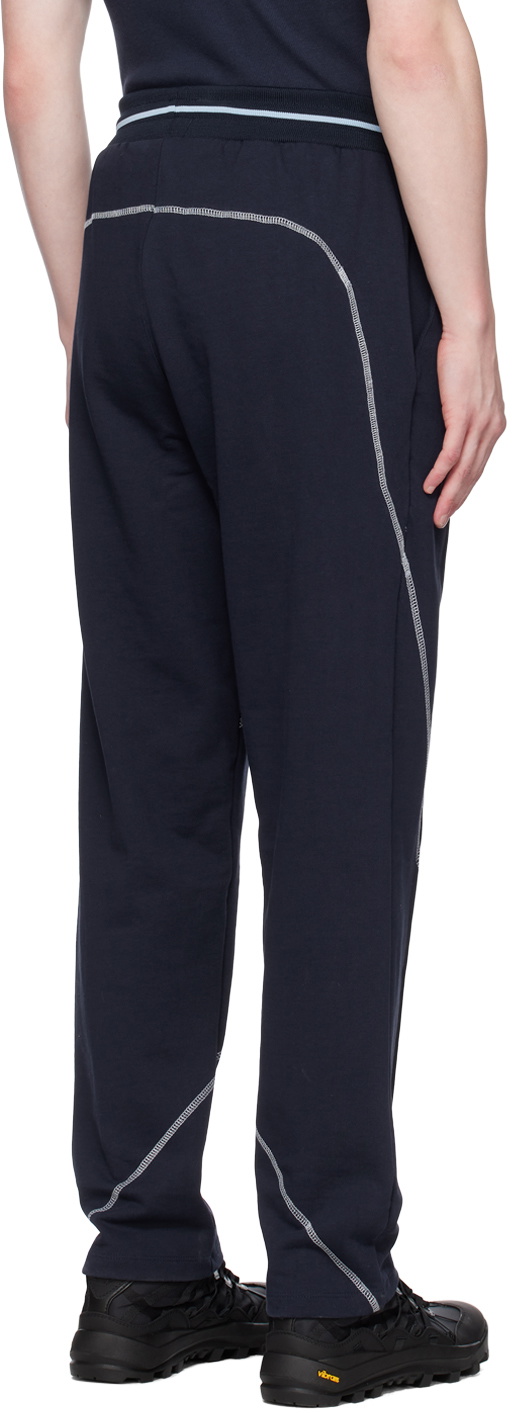 Saul Nash Navy Overlock Stitch Lounge Pants