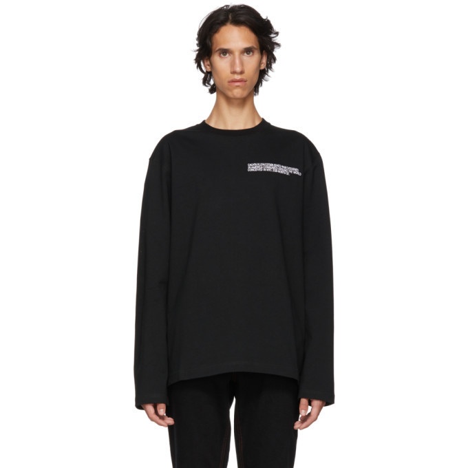 Photo: Calvin Klein 205W39NYC Black Established T-Shirt