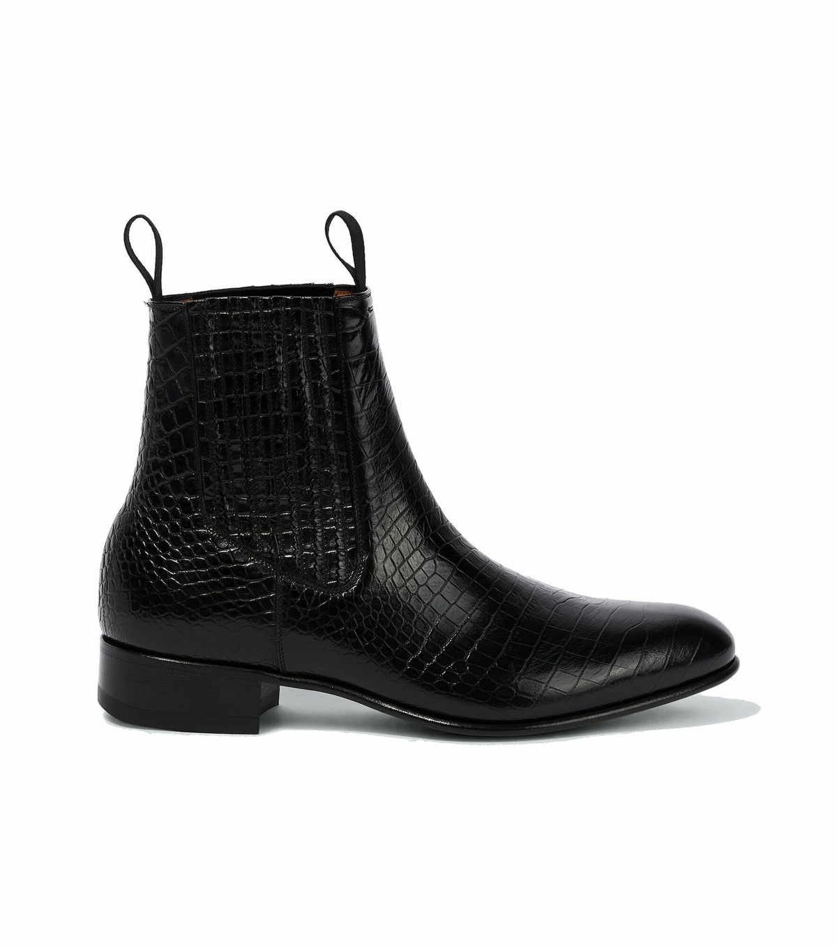 Tom Ford Croc effect Chelsea boots TOM FORD