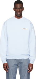 JACQUEMUS Blue 'The Gros Grain' Sweatshirt
