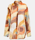 SIR - Printed cotton and silk shirt