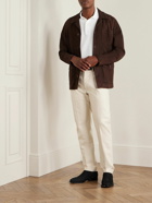 TOM FORD - Garment-Dyed Cotton-Piqué Polo Shirt - White