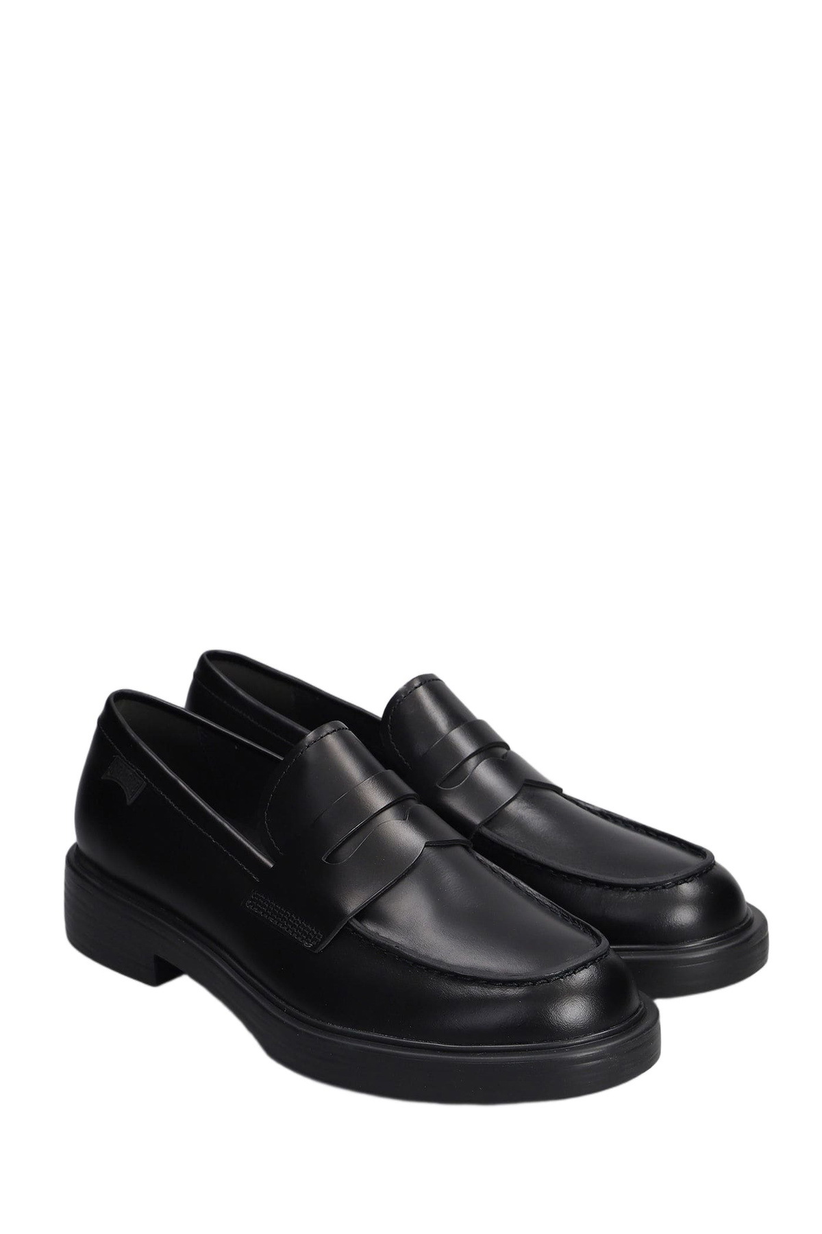 Camper Dean Loafers In Black Leather CamperLab