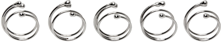 Photo: HUGO KREIT Silver Spring 5 Ring Set