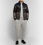 Moncler Genius - 7 Moncler Fragment Slim-Fit Logo-Appliquéd Loopback Cotton-Jersey Sweatpants - Men - Gray