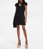 Versace - Aevitas Pointy satin platform pumps