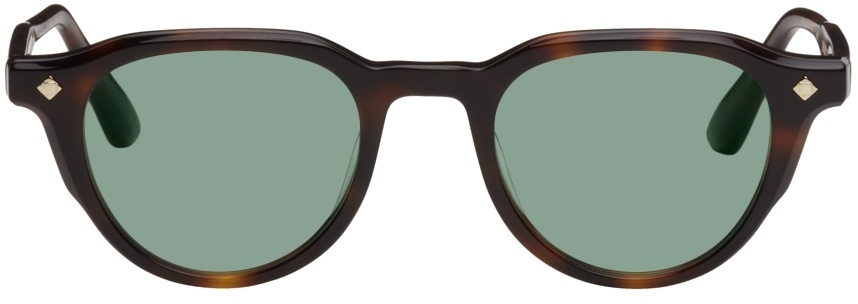 Lunetterie Générale Tortoiseshell & Green Enfant Terrible Sunglasses
