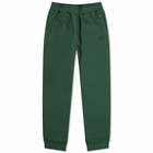 Maison Kitsuné Men's Tonal Fox Head Patch Comfort Jog Pants in Bottle Green