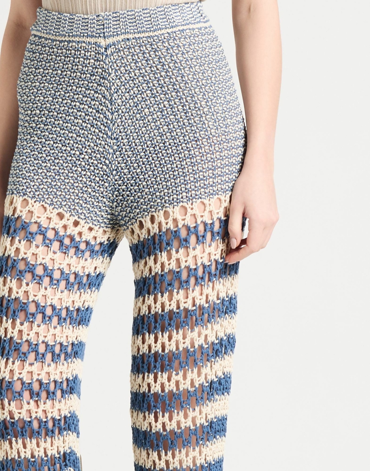 Red Valentino Womens Pants Pastel in Blue