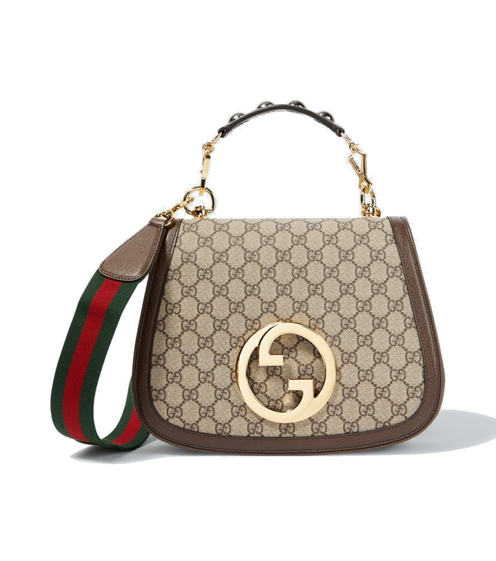 Photo: Gucci - Gucci Blondie canvas shoulder bag