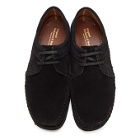 Padmore and Barnes SSENSE Exclusive Black Suede Willow Derbys