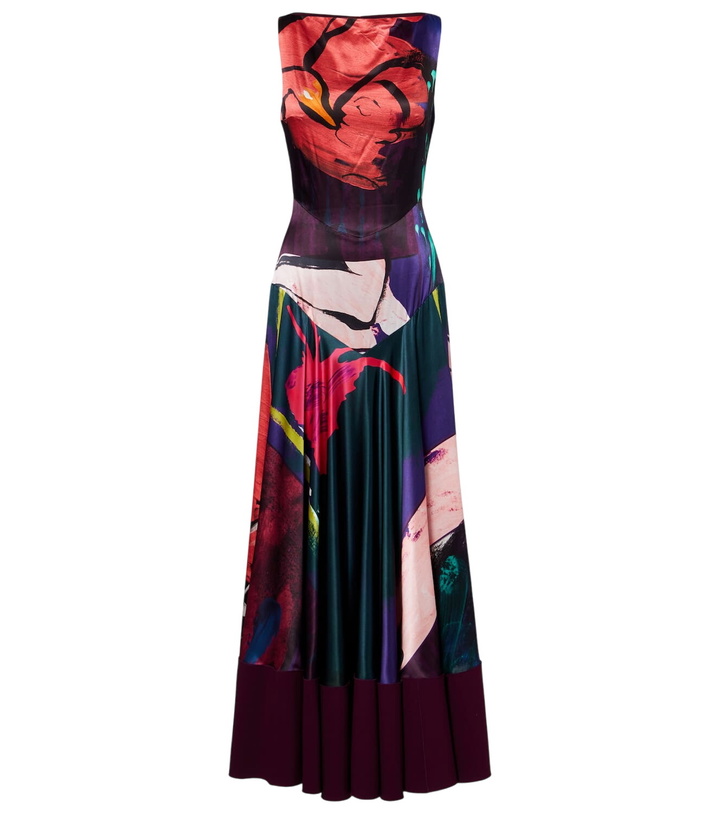 Roksanda Parsa asymmetrical crpe maxi dress Roksanda