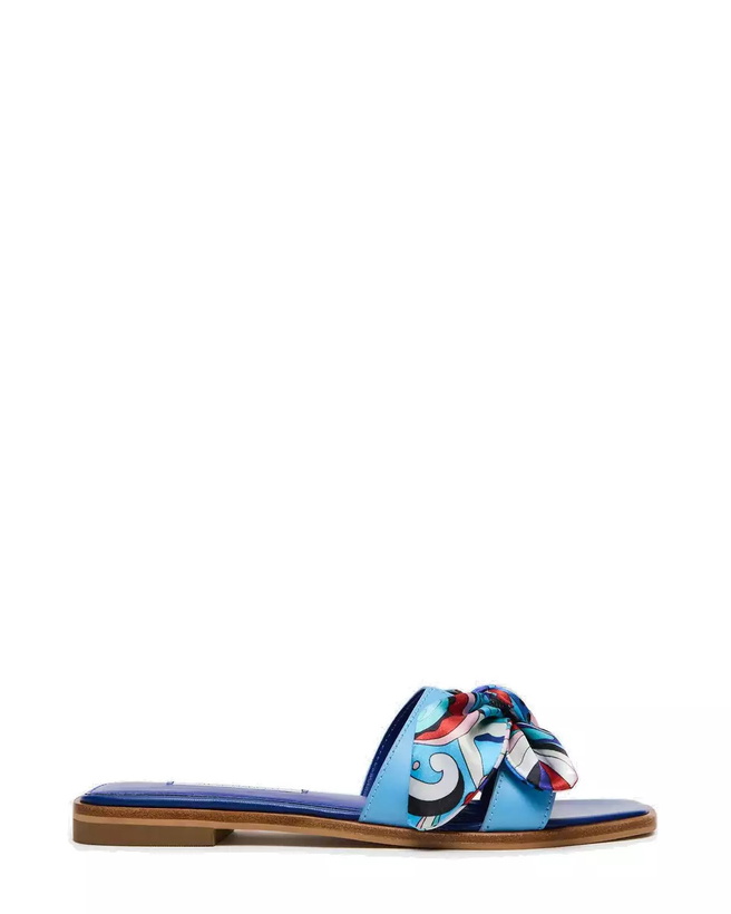 Photo: Steve Madden Hadyn Scarf Sandals in Blue