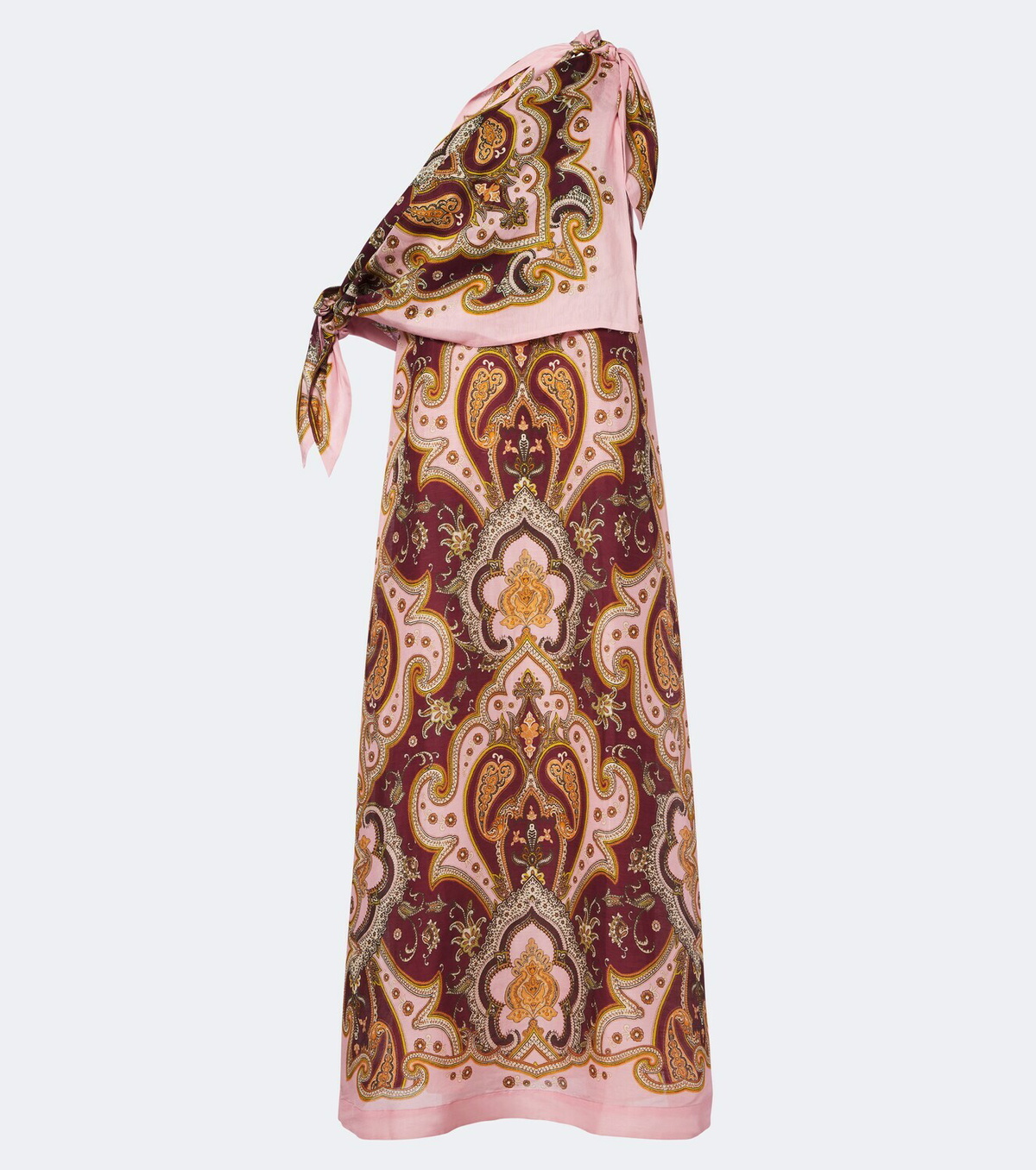 Alémais Porter printed one-shoulder maxi dress
