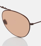 Acne Studios Logo aviator sunglasses