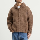 Visvim Men's Cowichan Hand Knit in Brown