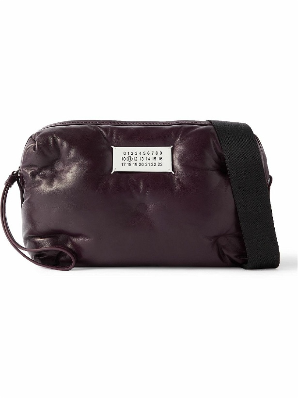 Photo: Maison Margiela - Logo-Appliquéd Quilted Leather Messenger Bag