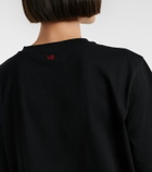Victoria Beckham Printed cotton jersey T-shirt