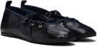 Paloma Wool Navy Pina Ballerina Flats