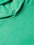 Visvim - Distressed Cotton-Jersey Hoodie - Green